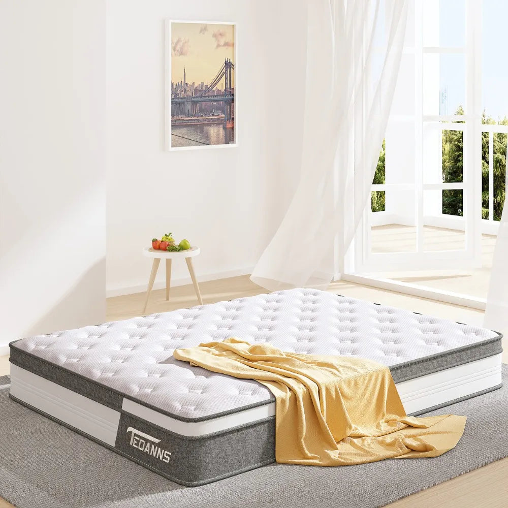 2023 New 10 and 12 Inch Memory Foam Mattress, Twin Size