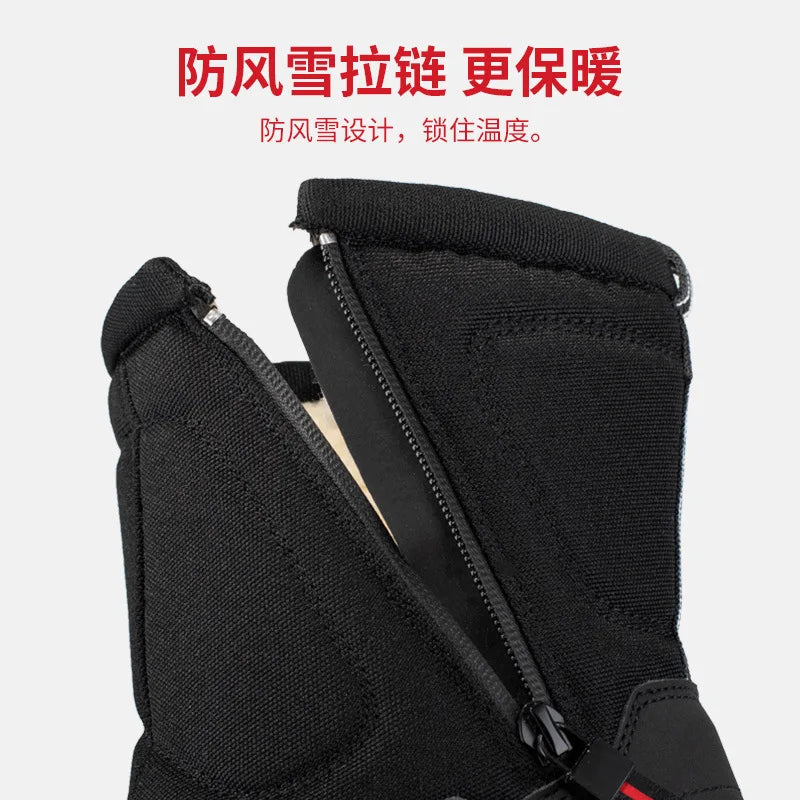 2023 New +30% Wool Women Snowboots More Warm Winter Shoes Non-Slip Waterproof Men’s Snow Boots Big Size 36-45 Outdoor Shoes