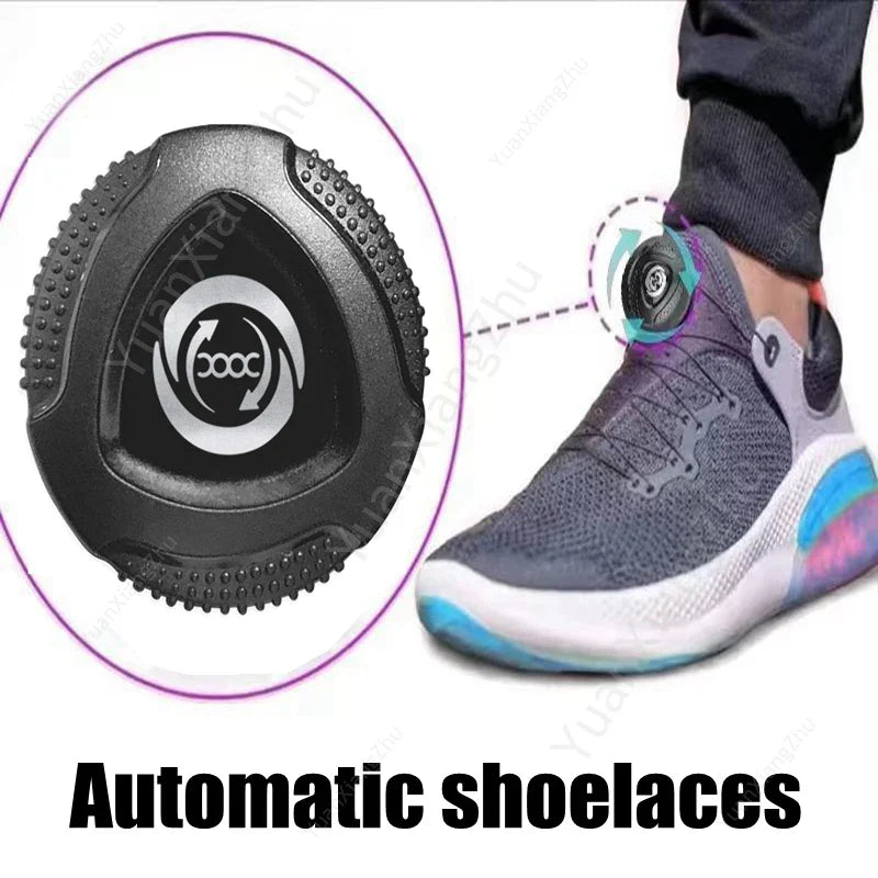 2023 New Automatic Shoelaces Sneakers Swivel Buckle Laces Without ties Adults Kids Lazy No Tie Shoe laces Shoe Accessories 1Pair