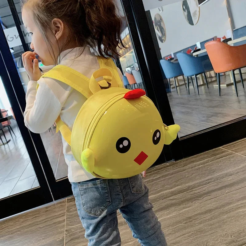 2023 New Cartoon Cute Kids Backpack Eggshell Bag Kindergarten Schoolbag Male and Female Baby Backpack