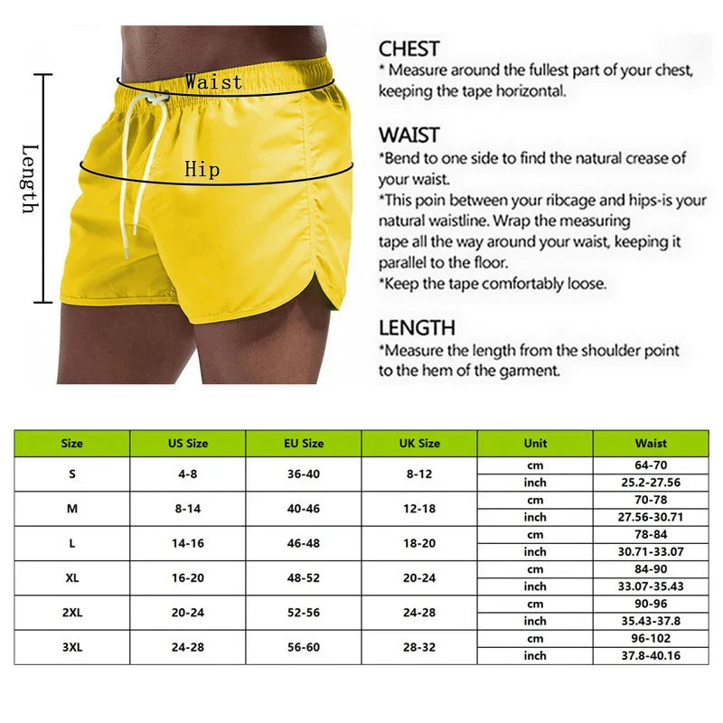 2023 New Men'S Beach Shorts Trend Sexy Swimming Pants Women'S Yoga Fitness Running Surfing Basketball Sports Leisure Lovers Teen