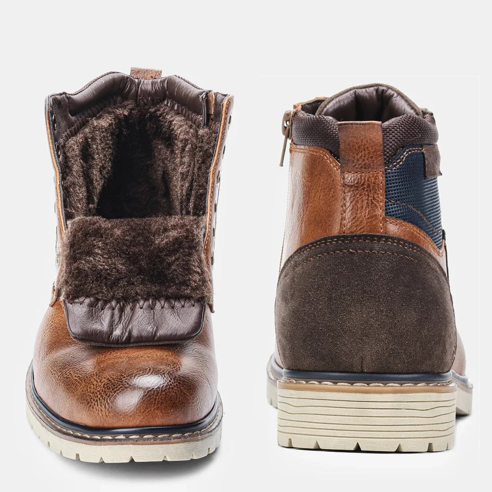 2023 New Men's Winter Shoes Warm Comfortable Non-Slip Men Winter Boots