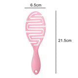 2023 New Solid Color Scalp Massage Curly Hair Brushes Comb Bath Untangling Hollow Hairbrush Health Care Tools for Women Baby