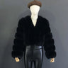 2023 New Style Women Fur Coat Real Fox Fur Jacket Natural Fox Fur Short Style Clothing Full Length Sleeve Female Coat