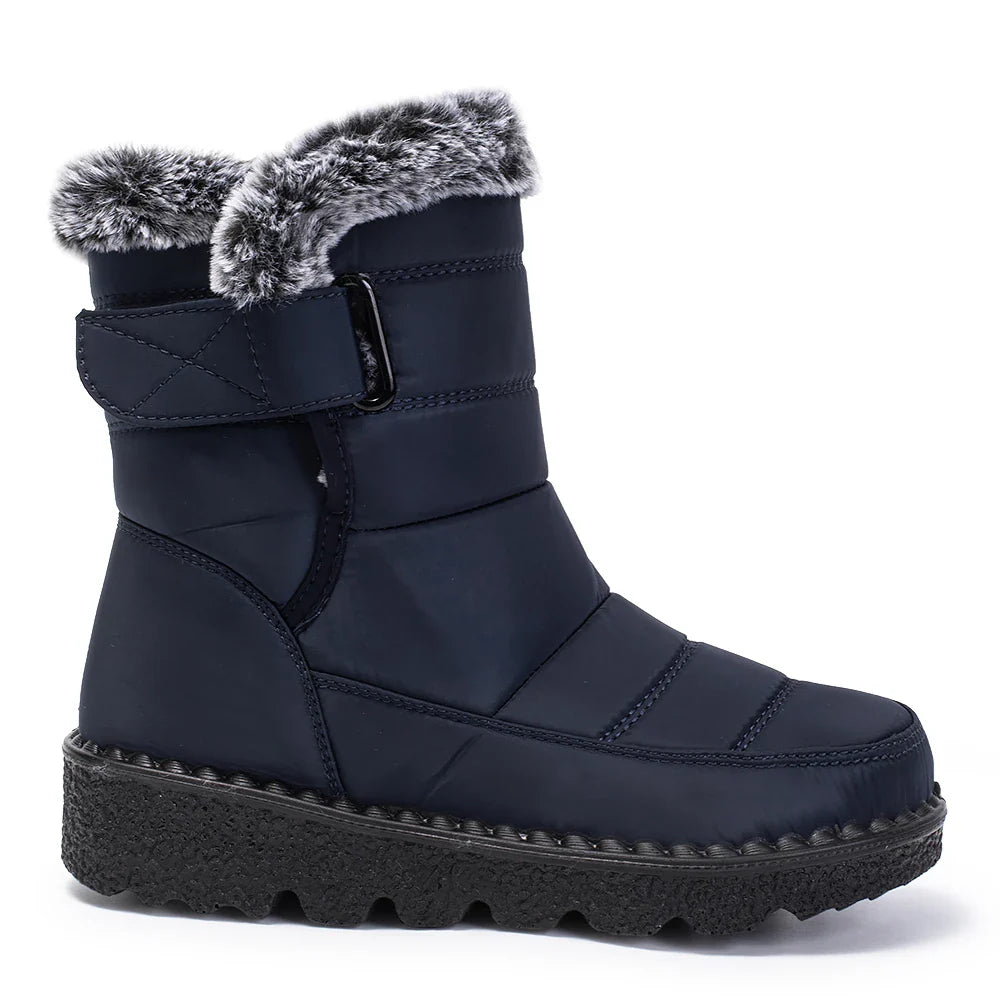 2023 New Winter Boots for Women Warm Short Plush Snow Boots Woman‘s Platform Ankle Boots Warm Cotton Ladies Shoes Large Size