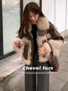 2023 New Winter Lamb Fur Sheepskin Patchwork Coat Faux Fur leather Jacket Streetwear Loose Fur Warm Motorcycle Biker Parka