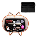 2023 New Women Make up Organizer Felt Insert Bag For Handbag Travel Inner Purse Portable Cosmetic Bags Fit Various Brand Bags