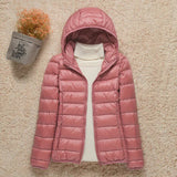 2023 New Women Thin Down Jacket White Duck Down Ultralight Jackets Autumn And Winter Warm Coats Portable Outwear