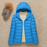 2023 New Women Thin Down Jacket White Duck Down Ultralight Jackets Autumn And Winter Warm Coats Portable Outwear