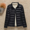 2023 New Women Thin Down Jacket White Duck Down Ultralight Jackets Autumn And Winter Warm Coats Portable Outwear