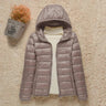 2023 New Women Thin Down Jacket White Duck Down Ultralight Jackets Autumn And Winter Warm Coats Portable Outwear