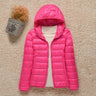 2023 New Women Thin Down Jacket White Duck Down Ultralight Jackets Autumn And Winter Warm Coats Portable Outwear