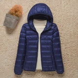 2023 New Women Thin Down Jacket White Duck Down Ultralight Jackets Autumn And Winter Warm Coats Portable Outwear