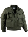 2023 Spring And Autumn Men's New Multifunctional Military Off-Road Jacket Multi-Pocket Simple Solid Color Casual