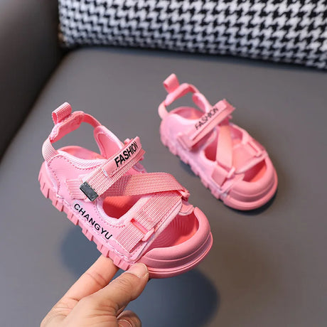 2023 Summer New Fashion Children's Sandals 1-6 Years Old 3 Boys Baotou Beach Shoes Girls Trendy Shoes