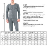 2023 Winter Men Thermal Underwear Sets Long Shirt Long Pants Plus Velvet Pajamas Set Casual Solid Color Thickened Clothing