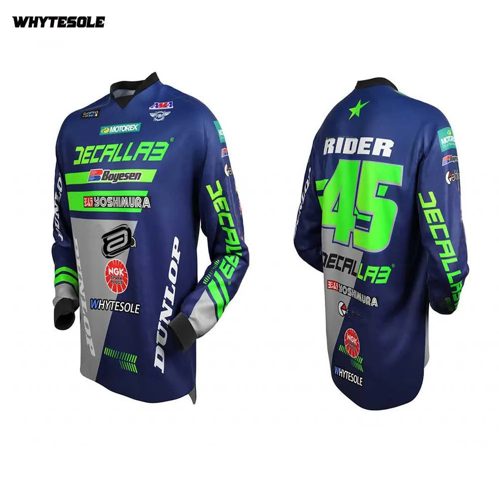 2023 custom moto MTB Motocross jersey enduro maillot ciclismo downhill Motorcycle Bike Jersey BMX DH cycling bicycle jersey