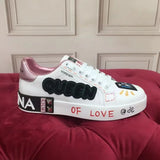 2023Men and woman Sports Shoes Elegant CDG Sports Shoes Perfect Calfskin Napa Portofino Sneakers White Black Leather Leisure