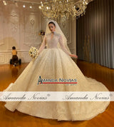 2024 Amanda Novias Original Design Luxury Wedding Dress NS4715