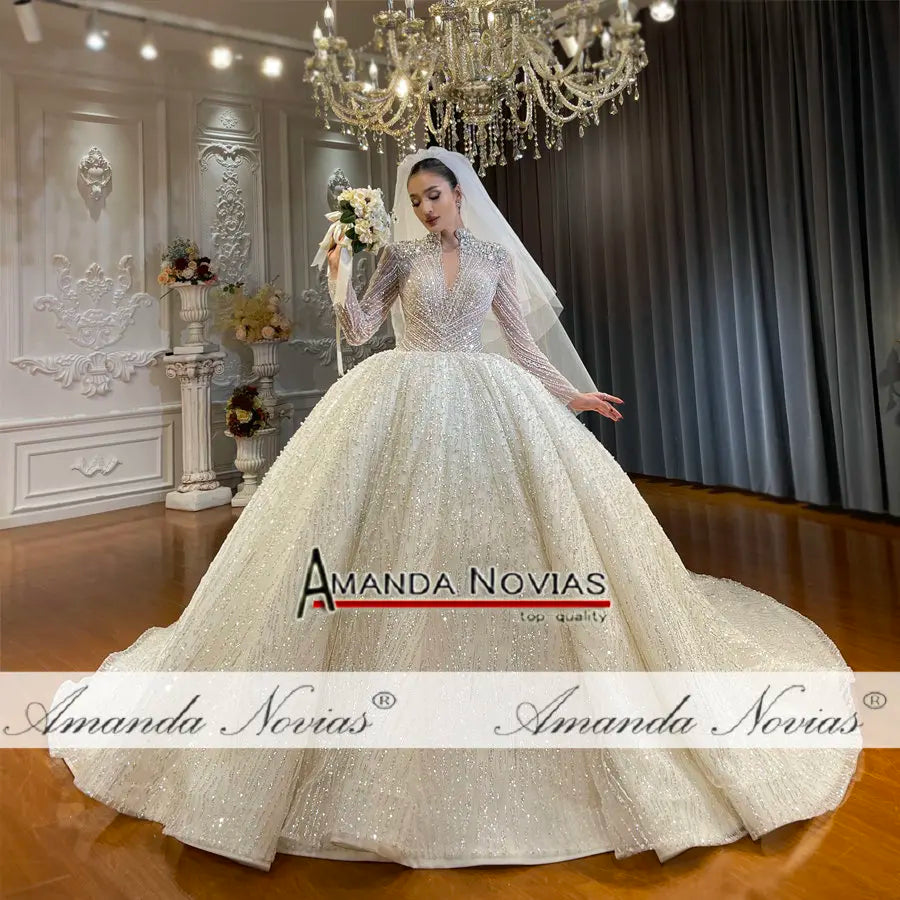 2024 Amanda Novias Original Design Luxury Wedding Dress NS4715