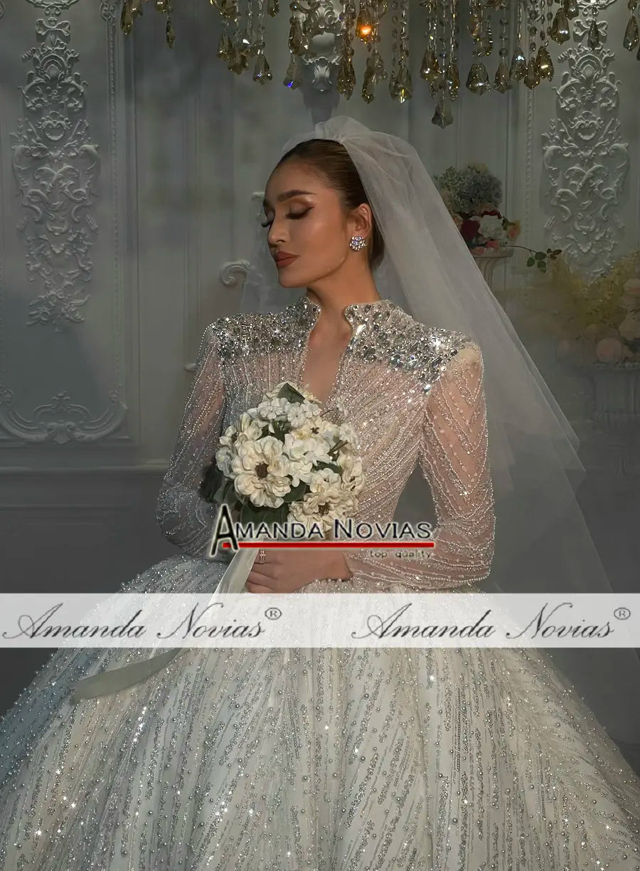 2024 Amanda Novias Original Design Luxury Wedding Dress NS4715