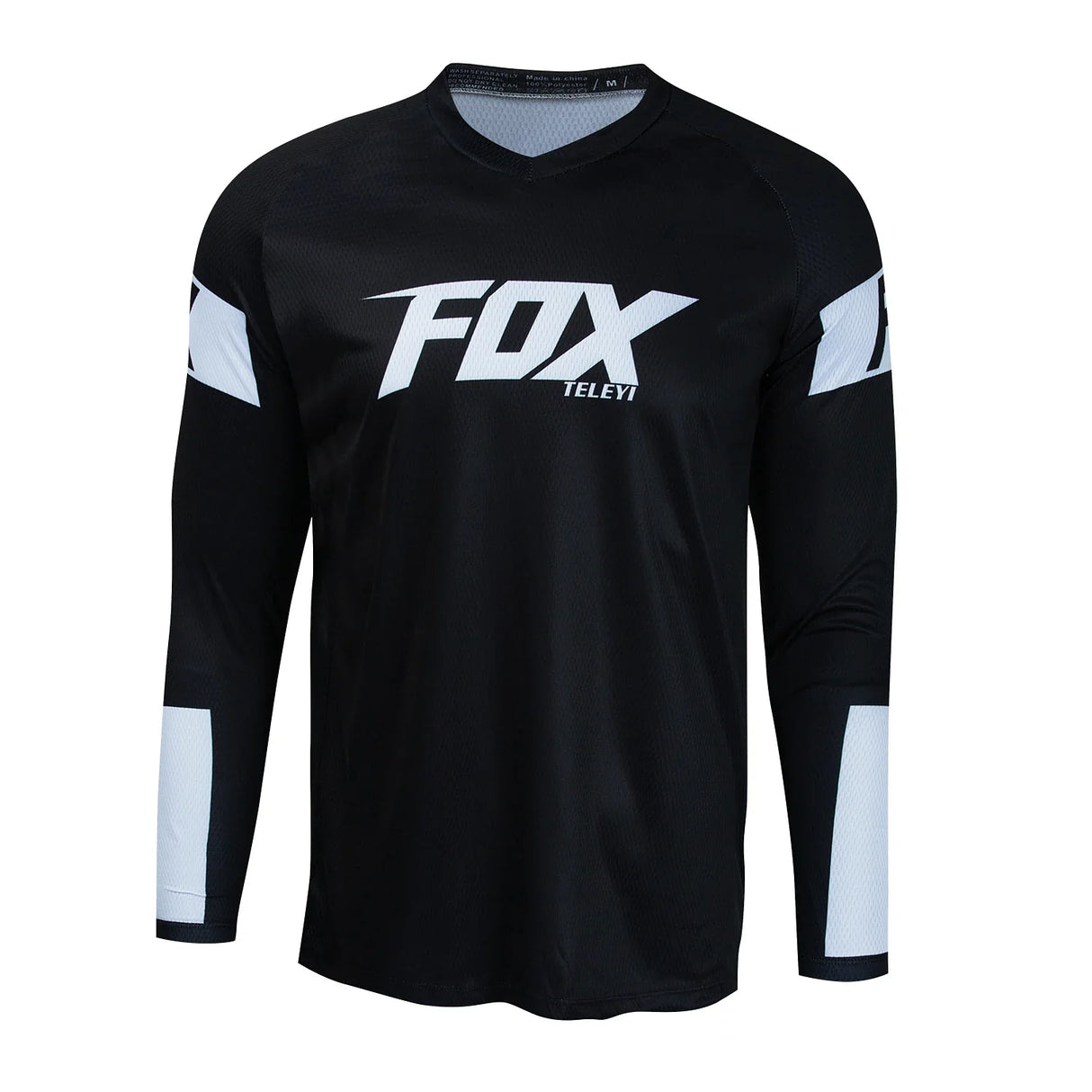 2024 Men's Downhill Jersey Fox teleyi Mountain Bike Mtb Shirts Offroad Dh Motorcycle Motocross Sportwear Bicycle Racing Cycling