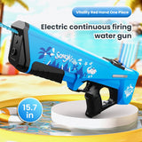 2024 New All Electric Water Gun Children's Automatic Water Storage Toy Summer Gun Beach Household Sand Playing Water Toy