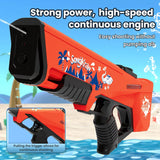 2024 New All Electric Water Gun Children's Automatic Water Storage Toy Summer Gun Beach Household Sand Playing Water Toy