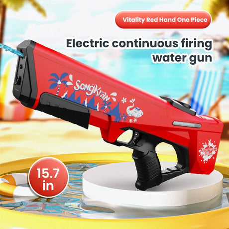 2024 New All Electric Water Gun Children's Automatic Water Storage Toy Summer Gun Beach Household Sand Playing Water Toy