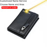 2024 New Customized Name Wallet RFID Smart Wallet Credit Card Holder Aluminium Card Hold Men Wallet Minimalist Coin Pocket Purse