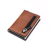 2024 New Customized Name Wallet RFID Smart Wallet Credit Card Holder Aluminium Card Hold Men Wallet Minimalist Coin Pocket Purse