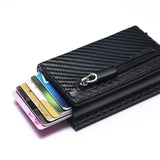 2024 New Customized Name Wallet RFID Smart Wallet Credit Card Holder Aluminium Card Hold Men Wallet Minimalist Coin Pocket Purse