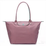 2024 New Fashion High Capacity Embroidered Nylon Shoulder Shopping Bag