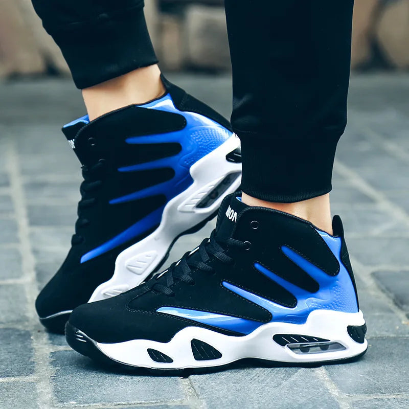 2024 New Men Basketball Shoes Cushion Anti Slip Sports Shoes Fitness Training Unisex Shoes Male Basketball Boots Basket Sneakers