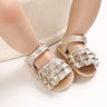 2024 New Summer Baby Sandal 0-12M Cute Girls Sequin Shoes Toddler Prewalker