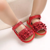 2024 New Summer Baby Sandal 0-12M Cute Girls Sequin Shoes Toddler Prewalker