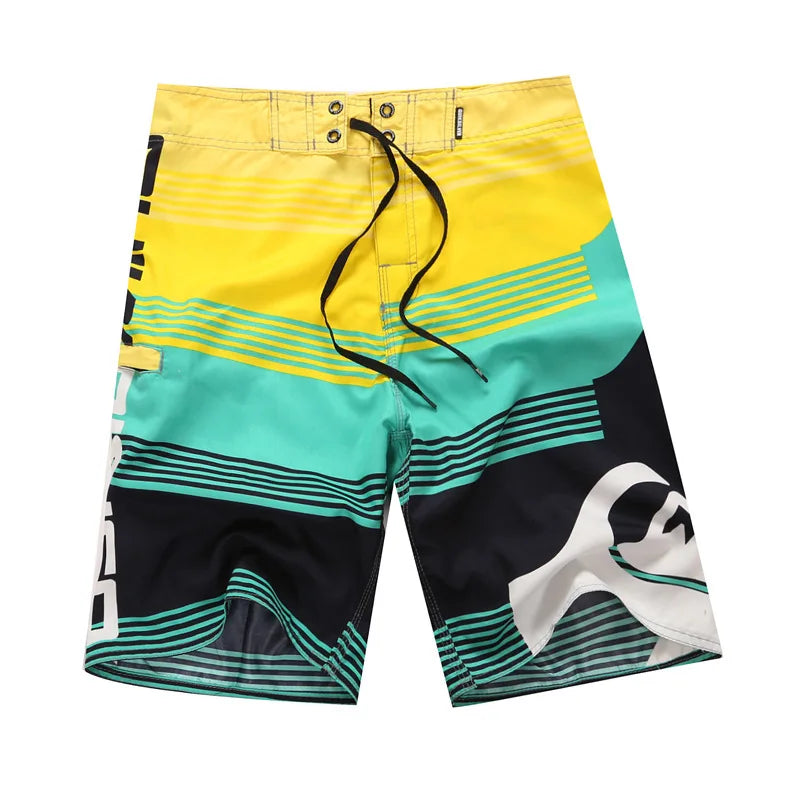 2024 New men's swimming trunks swimming board shorts beach running shorts Surfing Bermuda board shorts swimsuit beach pants leis