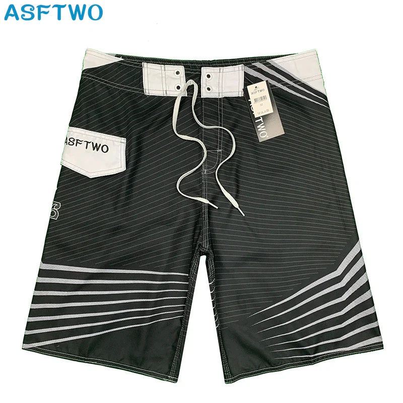 2024 New men's swimming trunks swimming board shorts beach running shorts Surfing Bermuda board shorts swimsuit beach pants leis