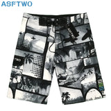 2024 New men's swimming trunks swimming board shorts beach running shorts Surfing Bermuda board shorts swimsuit beach pants leis