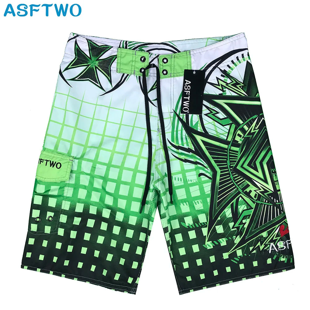 2024 New men's swimming trunks swimming board shorts beach running shorts Surfing Bermuda board shorts swimsuit beach pants leis