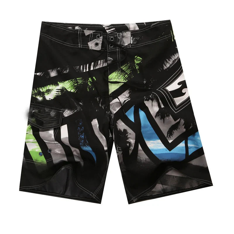 2024 New men's swimming trunks swimming board shorts beach running shorts Surfing Bermuda board shorts swimsuit beach pants leis