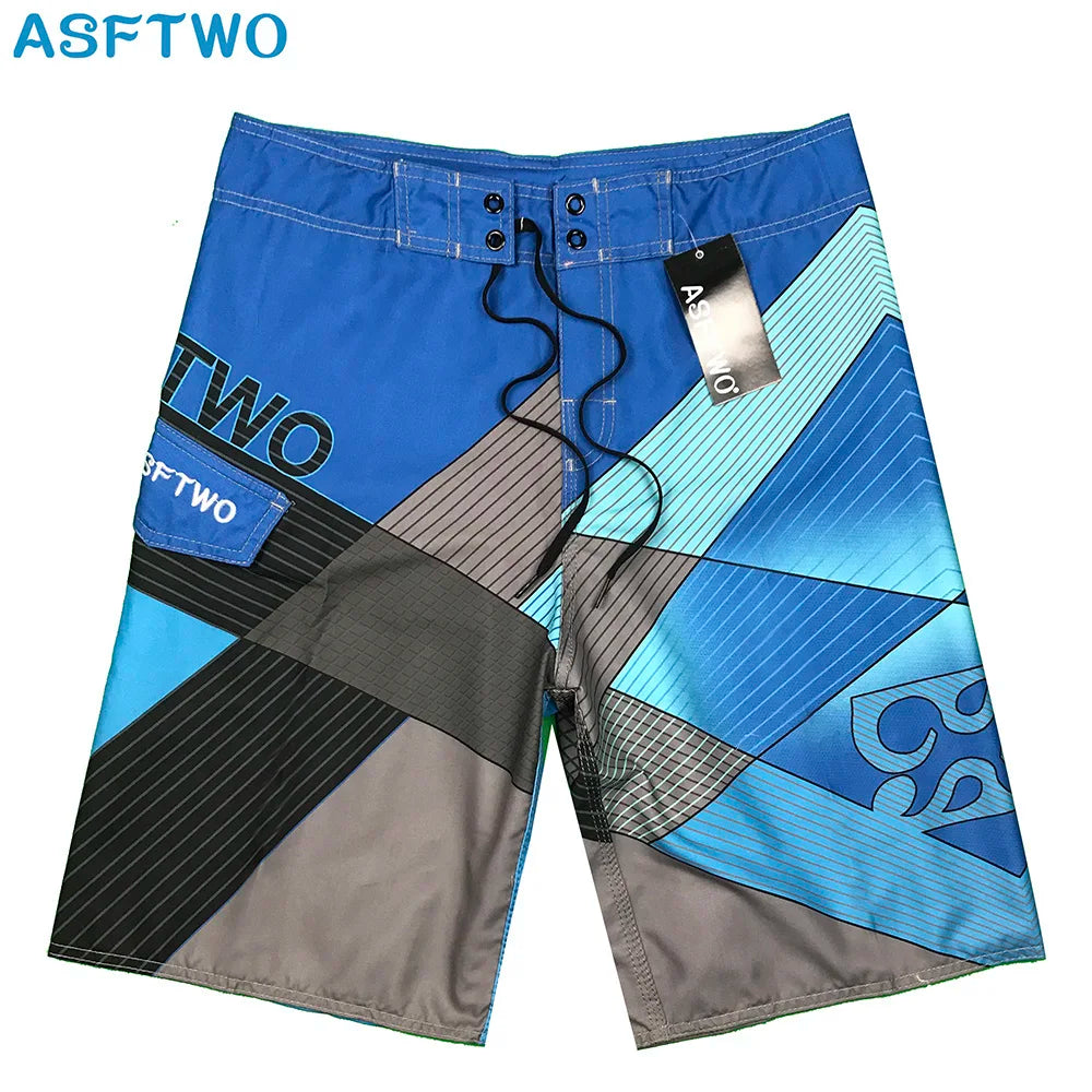 2024 New men's swimming trunks swimming board shorts beach running shorts Surfing Bermuda board shorts swimsuit beach pants leis