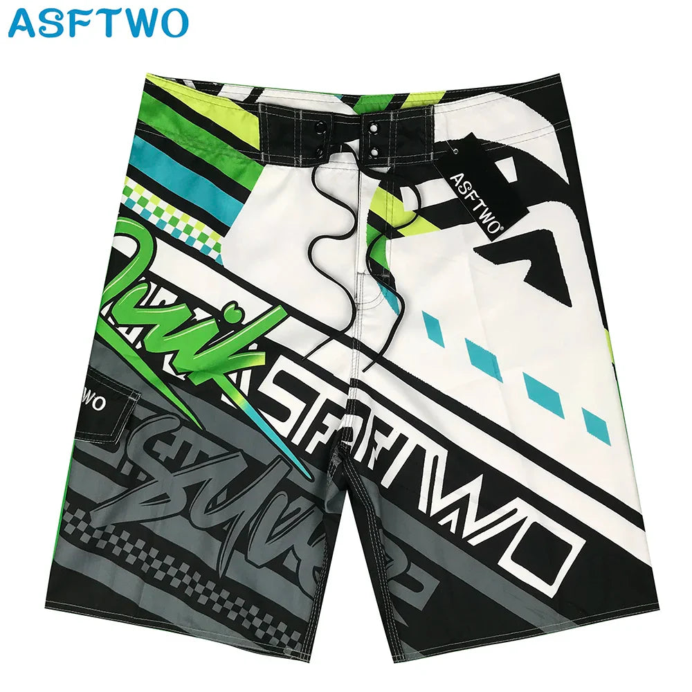 2024 New men's swimming trunks swimming board shorts beach running shorts Surfing Bermuda board shorts swimsuit beach pants leis