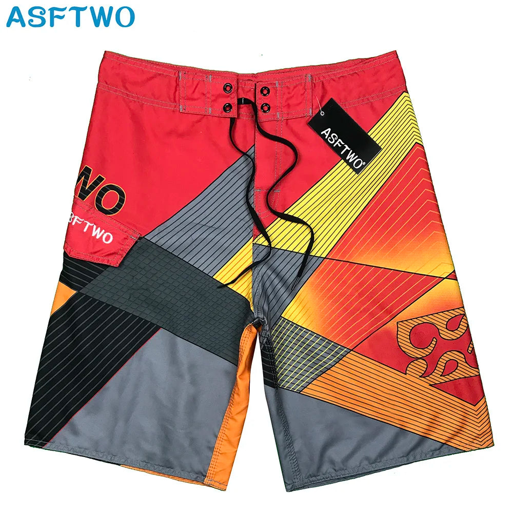 2024 New men's swimming trunks swimming board shorts beach running shorts Surfing Bermuda board shorts swimsuit beach pants leis