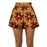 2024 Summer Women Beach Shorts Private Custom Casual Short Pants 100% Cotton Batik Print Pattern African Shorts A722108