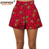 2024 Summer Women Beach Shorts Private Custom Casual Short Pants 100% Cotton Batik Print Pattern African Shorts A722108