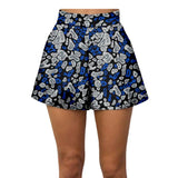 2024 Summer Women Beach Shorts Private Custom Casual Short Pants 100% Cotton Batik Print Pattern African Shorts A722108