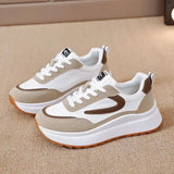 2024 Women Spring and Autumn New Korean Style All-match Casual Sports Shoes Young Student Thick Sole Sneakers Running Shoes