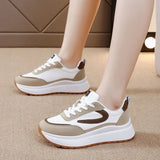 2024 Women Spring and Autumn New Korean Style All-match Casual Sports Shoes Young Student Thick Sole Sneakers Running Shoes