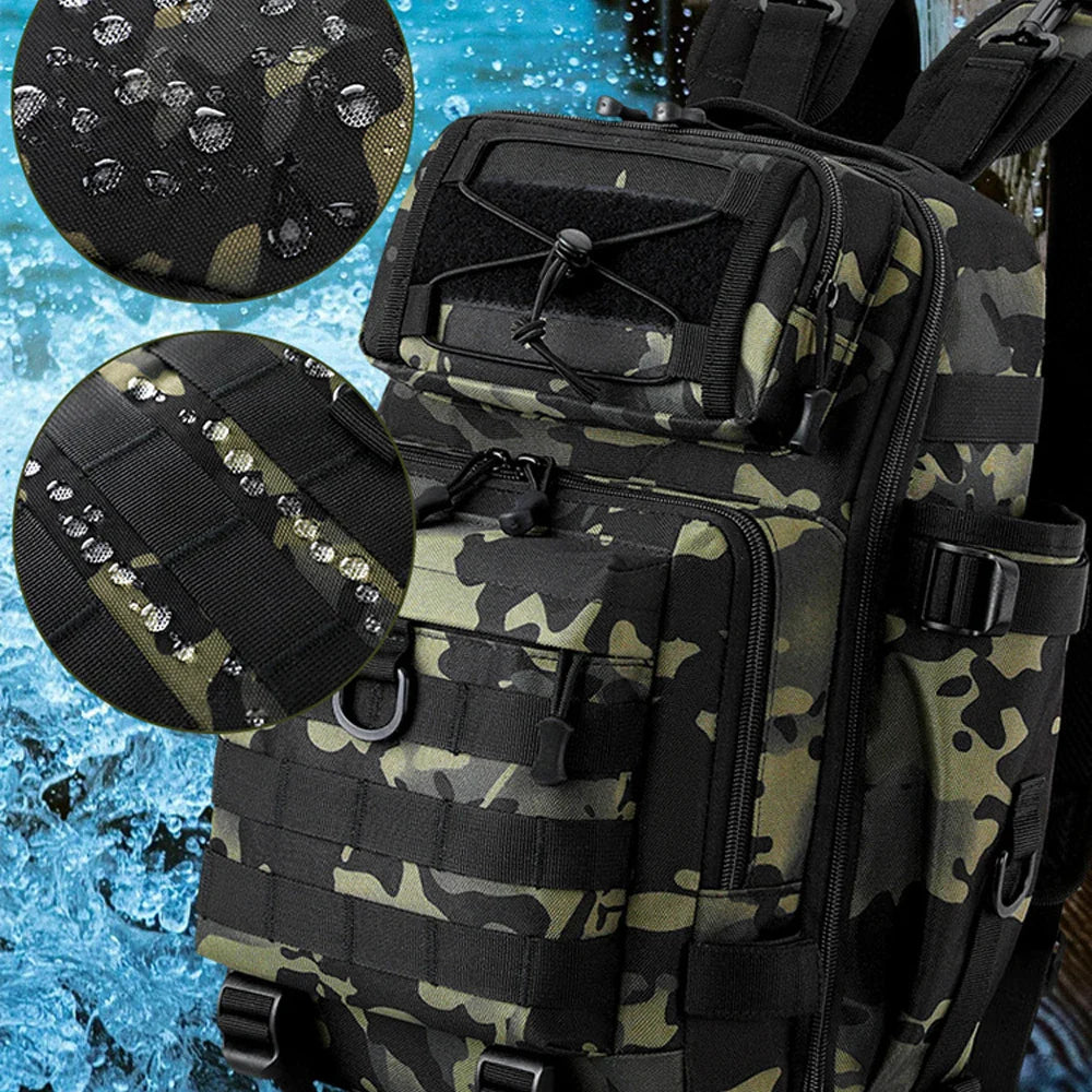 20L Fishing Backpacks Tactical Assault Bag Military Pack Sling Bag Army Molle for Outdoor Hiking Camping Hunting Backpack Chest